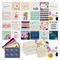 72 Pack Mini Note Cards with Envelopes and Stickers, All Occasions Greeting Cards for Flower Bouquets, Gifts, 24 Assorted Designs (2.5" x 2.5")